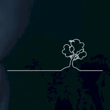 Strom s vtáčikom linka