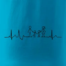 EKG rodina a dievča a chlapec