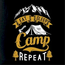 Eat Sleep Camp Repeat