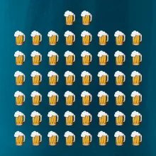 Narodeniny - 50x pivo