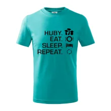 Huby Eat Sleep Repeat