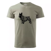 Bulldog nápis v tele