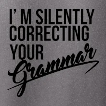 Correcting grammar
