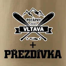 K vode - pádla hory (vlastný nápis) K vode - pádla hory (vlastný nápis)