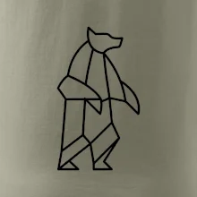 Geometria ľadový medveď stojaci