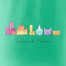 Mallorca - Siluety pamiatok - farebné