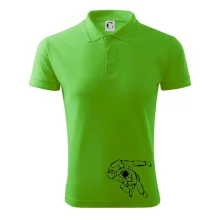 Judo nápis + postavy