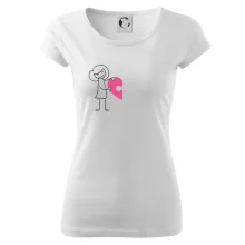 Párové tričká puzzle postavička