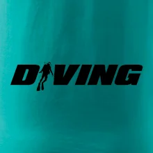 Diving nápis potápač