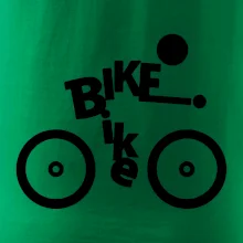 Bike nápis postava Bike nápis postava