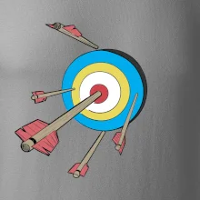 Šípy vo farebnom terči