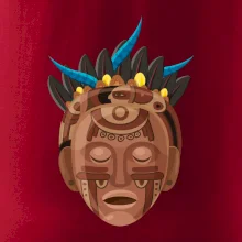 Mayová maska hnedá