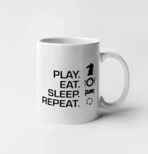 Eat sleep play - šach