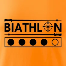 Biathlon terč a hůlky