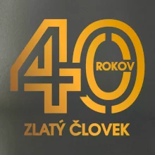 40 rokov zlatý človek