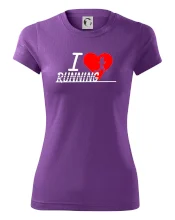 I love running dievča