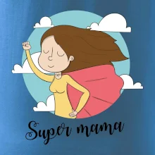 Kreslený obrázok Super mama Kreslený obrázok Super mama