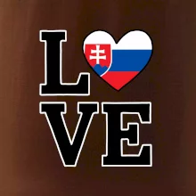 Love Slovenská vlajka