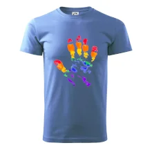 LGBT hand print