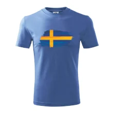 Švédska vlajka kreslená