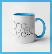 Molekulárna štruktúra Heroín