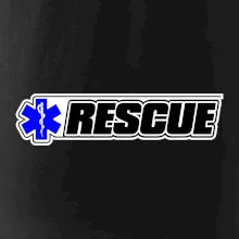 Záchranár rescue kríž modrý