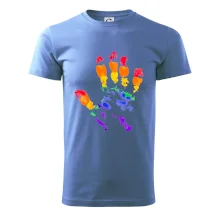 LGBT hand print