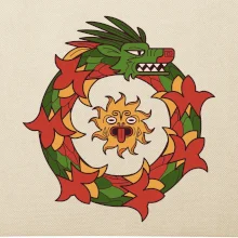 Mayovia - zvieratá had v kruhu