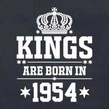 Kings are born in 1954