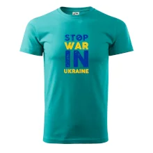 Farebný nápis Stop war in ukraine Farebný nápis Stop war in ukraine