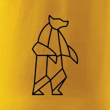 Geometria ľadový medveď stojaci