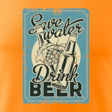 Save water drink beer poster