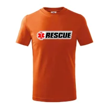 Záchranár rescue kríž červený