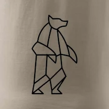 Geometria ľadový medveď stojaci