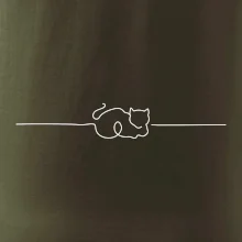 Mačka linka kreslená Mačka linka kreslená