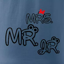 Mr, Mrs a Jr rodinná trička