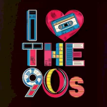 Aj love 90s - srdce a kazeta