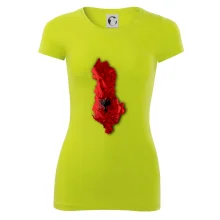 Mapa Albánsko reliéf hôr Mapa Albánsko reliéf hôr