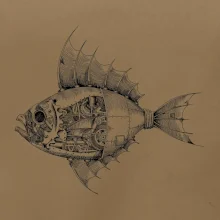 Steampunk ryba