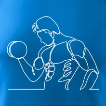 Fitness muž jedným ťahom