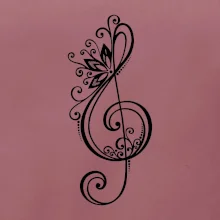 Husľový kľúč kvety Husľový kľúč kvety