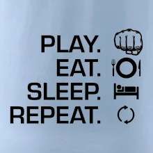 MMA eat sleep repeat