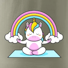 Yoga jednorožec - dúha