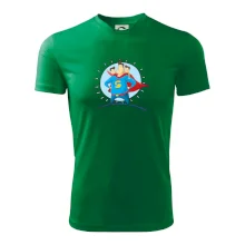 Otec superman - chlapec a chlapec Otec superman - chlapec a chlapec