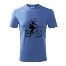 Vlk na bicykli