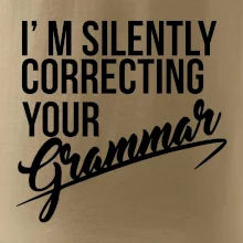 Correcting grammar Correcting grammar