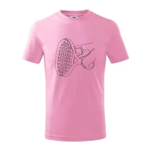 Tenisová raketa jedným ťahom Tenisová raketa jedným ťahom