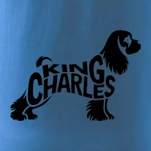 Kavalier king Charles španiel nápis v tele