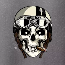 Motorkárska helma a cigara