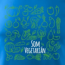 Som vegetarián - zelenina vo štvorci